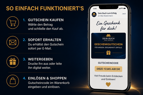 Dein Buch zum Erfolg Gutschein
